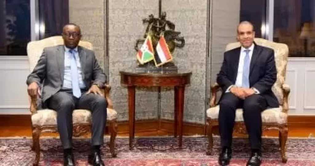 وزير الخارجية يلتقى نظيره البوروندى لبحث سبل تعزيز العلاقات الثنائية