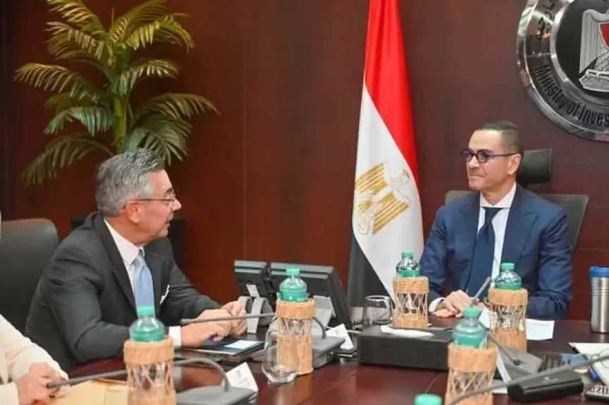 وزير الاستثمار والتجارة الخارجية يلتقي رئيس غرفة التجارة الإيطالية العربية المشتركة
