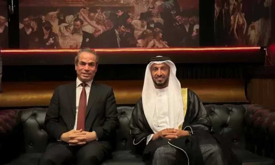 رئيس ”الوطنية للإعلام” يرحب بالشيخ عبد الله آل حامد رئيس الهيئة الوطنية للإعلام بالإمارات