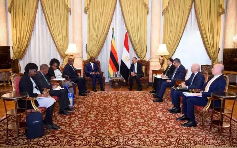 وزير الخارجية يعقد مباحثات مع نظيره الزيمبابوي لتعزيز التعاون الثنائي