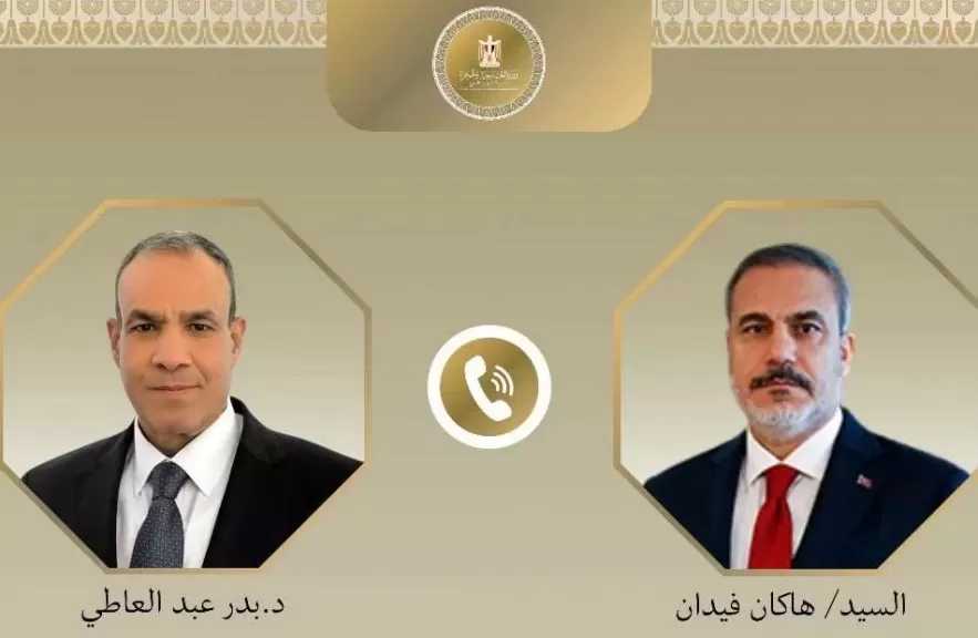 وزير الخارجية يؤكد لنظيره التركي أهمية تثبيت وقف إطلاق النار في غزة