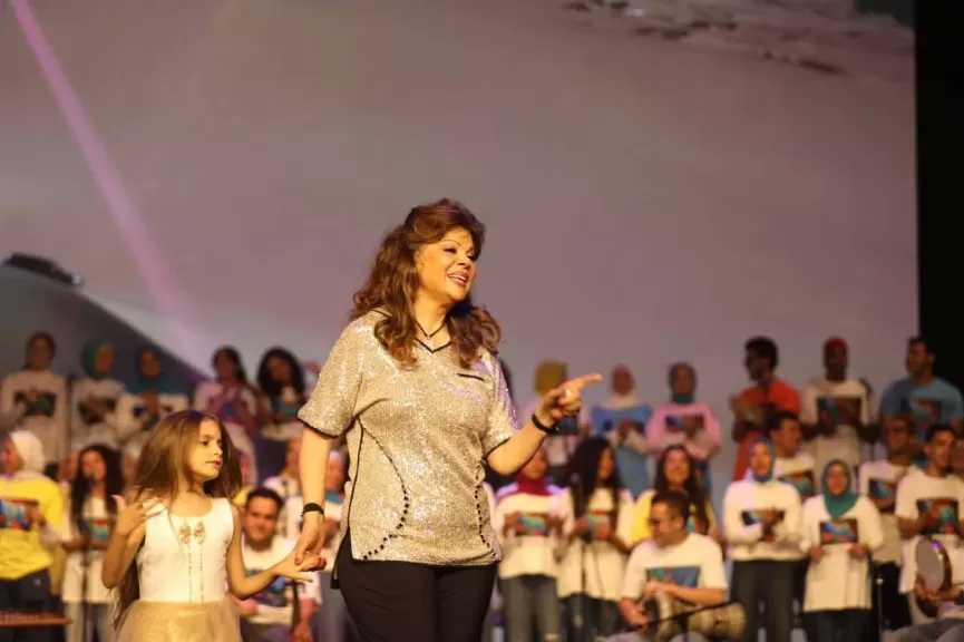 صفاء أبو السعود من حفل ختام حملة «مانحي الأمل»: مصر بلد حاضنة