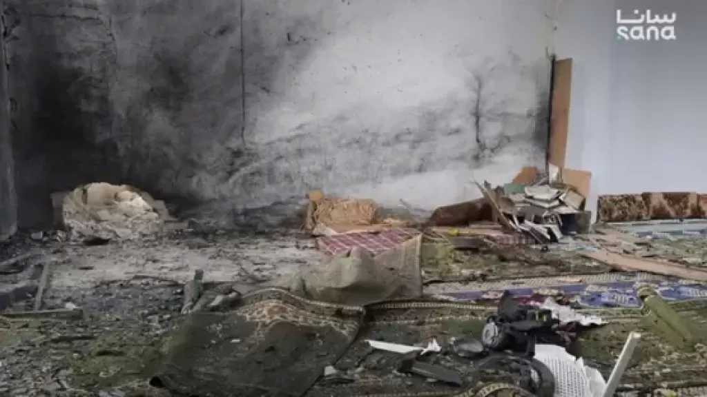 حزب الله يدين بيان عملية تفجير مسجد الإمام علي في مدينة حمص السورية