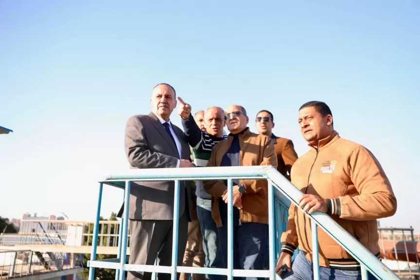 رئيس القابضة لمياه الشرب يتفقد الموقف التنفيذي للمشروعات بمحافظة أسيوط| صور