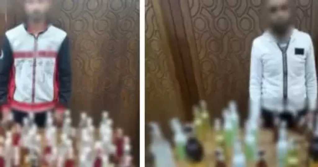 ضبط شخصين بتهمة الاتجار في مشروبات كحولية مغشوشة بالإسكندرية