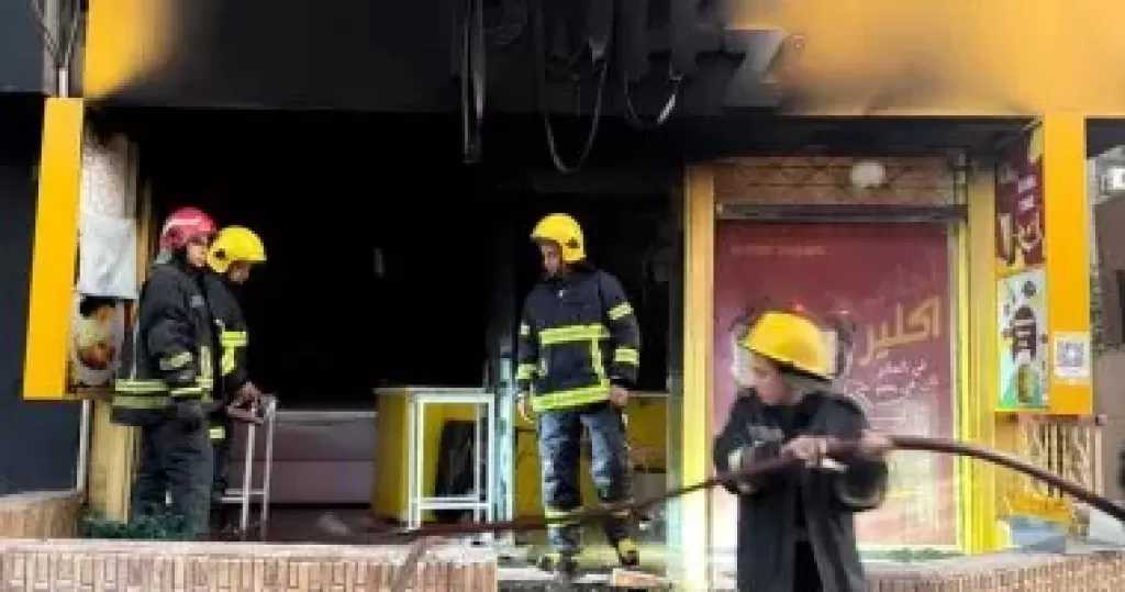 السيطرة على حريق داخل محل أسفل عقار بمدينة نصر