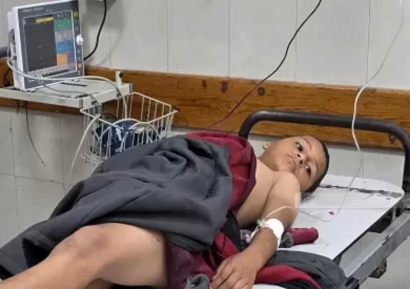 إصابة طفل وامرأة برصاص الاحتلال في مخيم حلاوة شمال غزة