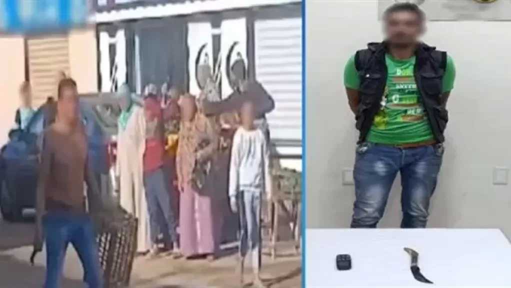 القبض على بائع متجول لوّح بسلاح أبيض وسط الشارع في البحيرة
