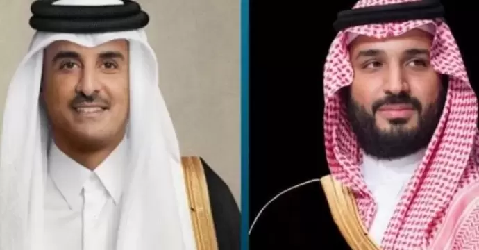 ولي العهد السعودي وأمير دولة قطر يبحثان هاتفياً مستجدات الأوضاع الإقليمية