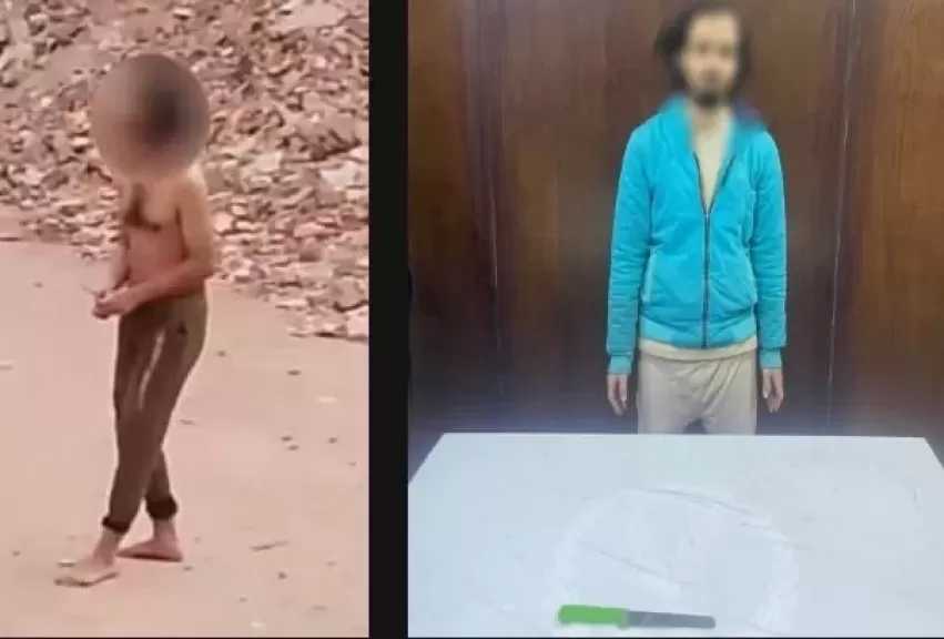 ضبط مهتز نفسيا بسلاح أبيض لترويع المواطنين في شوارع القاهرة