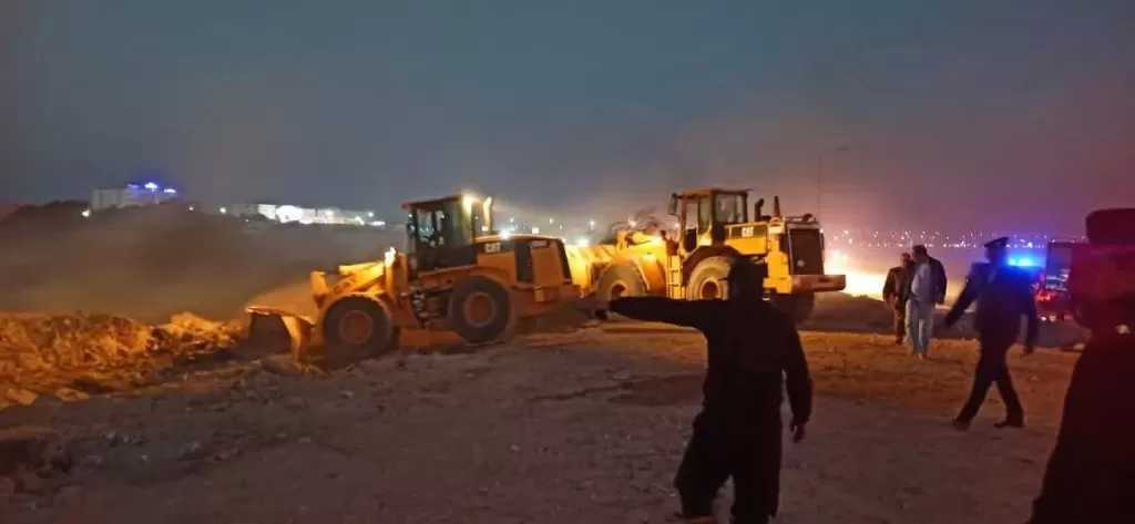 ​السيطرة على حريق بالطريق الدائري في الغردقة