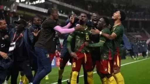 الكاميرون تهزم جنوب أفريقيا وتواجه المغرب فى ربع نهائى أمم أفريقيا