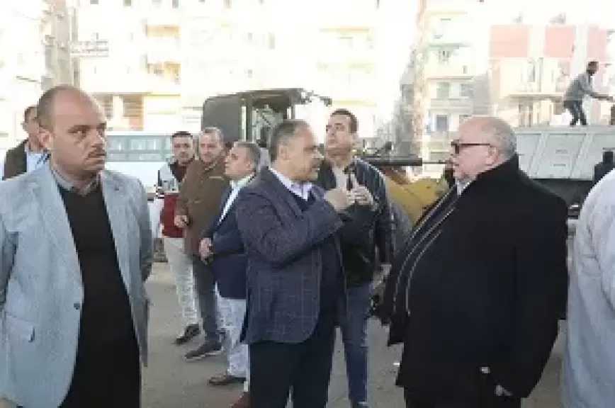 تحرك عاجل لمعالجة هبوط محدود بكوبري الصاغة في الزقازيق