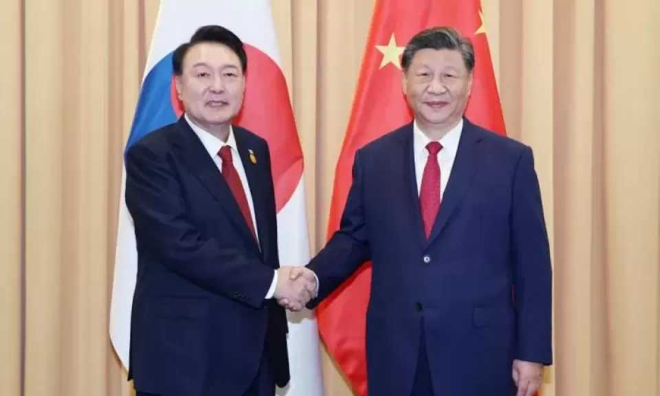 الرئيسان الصيني والكوري الجنوبي يجددان التأكيد على تعزيز العلاقات الثنائية في ثاني قمة خلال شهرين