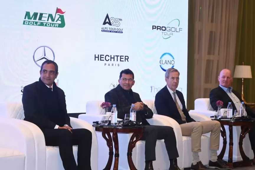 وزير الشباب والرياضة يشهد وقائع المؤتمر الصحفي العالمي لاتحاد الجولف للإعلان عن خطة 2026