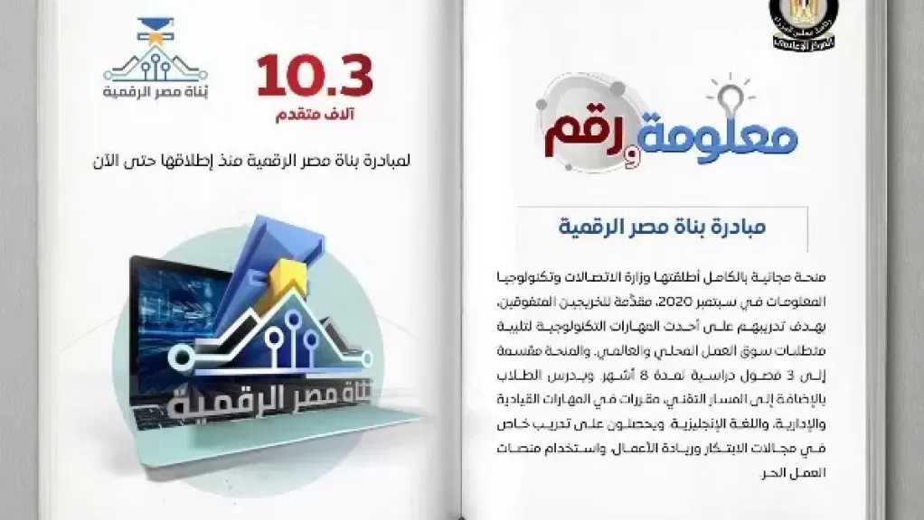مبادرة ”بُناة مصر الرقمية”.. بوابتك نحو الاحتراف التقني