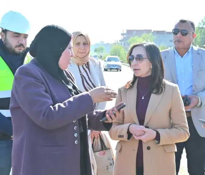 محافظ البحيرة تتفقد رصف طريق كورنيش دمنهور حتى زاوية غزال.. صور