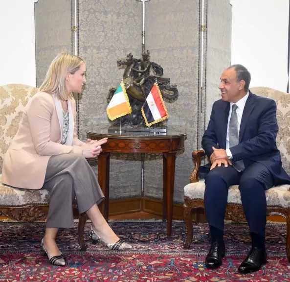مشاورات سياسية بين مصر وأيرلندا لدعم العلاقات الثنائية والتشاور حول التطورات الإقليمية