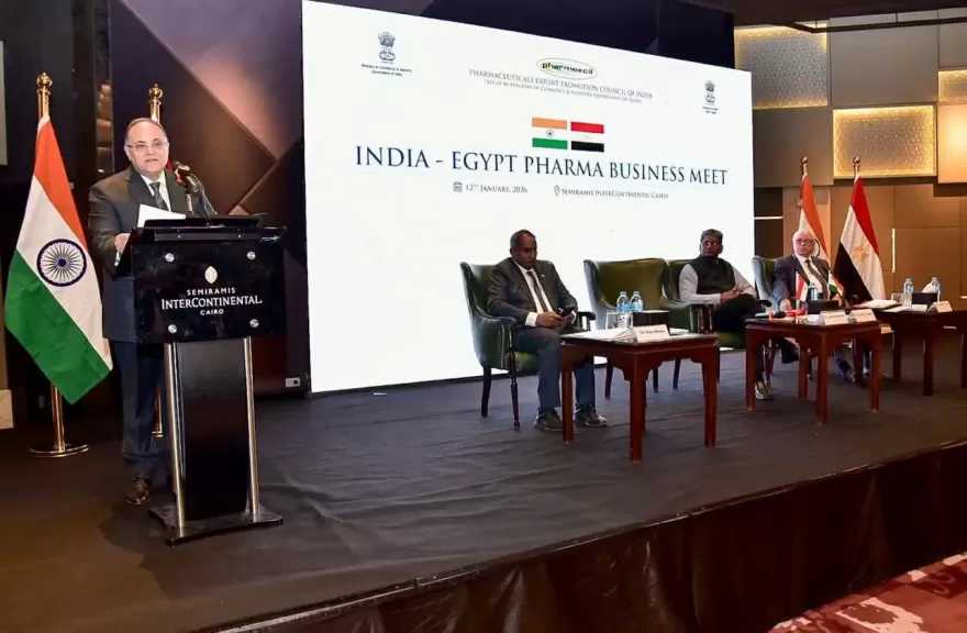 هيئة الدواء تشارك في افتتاح فعاليات المنتدى الهندي–المصري للصناعات الدوائية