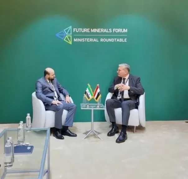 وزير البترول والثروة المعدنية يلتقي نظيره السوري