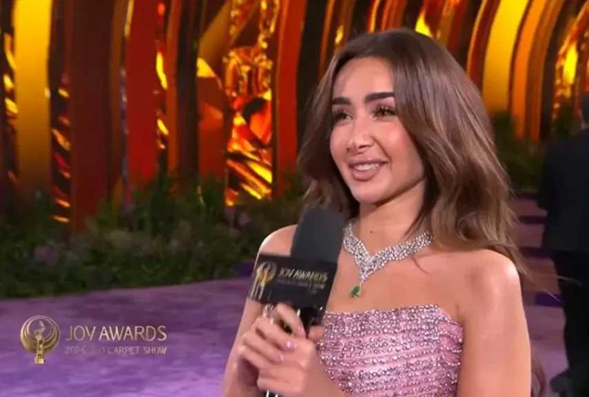 هنا الزاهد من Joy Awards: سعادتي بالحضور لا توصف.. ومرشحة عن فيلم ريستارت