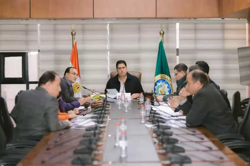 نائب محافظ الدقهلية يترأس اجتماعًا لمناقشة اللائحة المقترحة للمنطقة الصناعية بجمصة