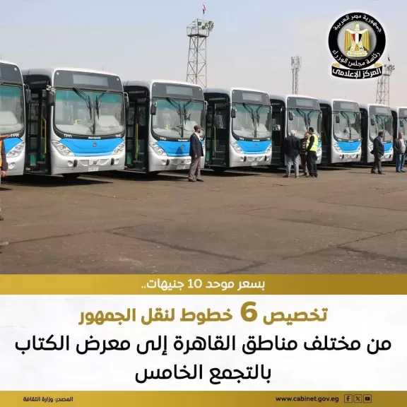 انفوجراف.. استعدادات انطلاق الدورة السابعة والخمسين من معرض القاهرة الدولي للكتاب والمقرر افتتاحها في 21 يناير الجاري