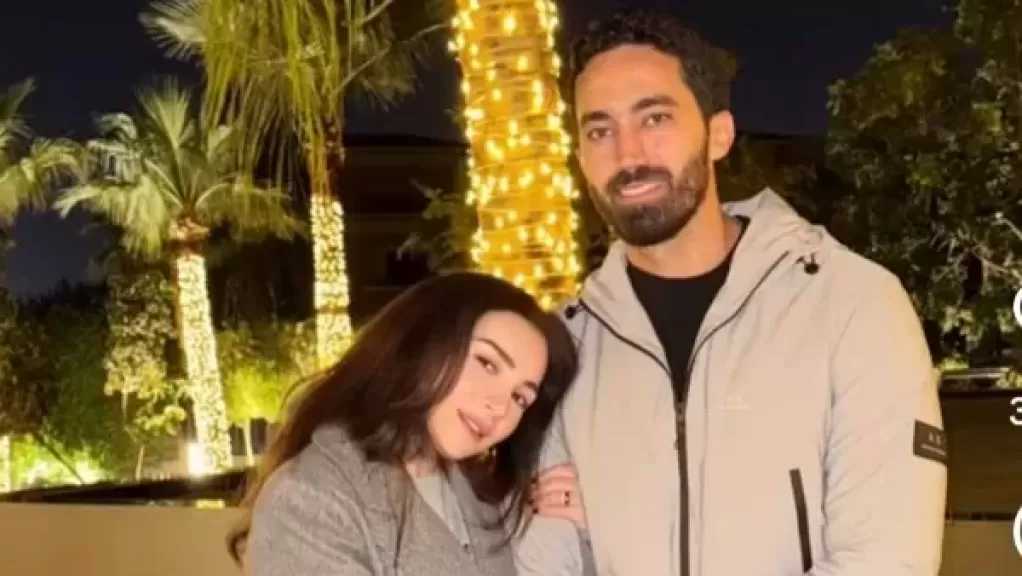 برساله غزل.. أحمد تيمور يحتفل بعيد ميلاد مى عز الدين