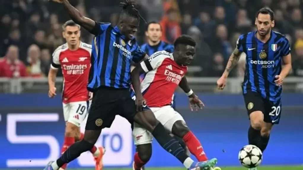التشكيل المتوقع لقمة آرسنال وإنترميلان في دوري أبطال أوروبا