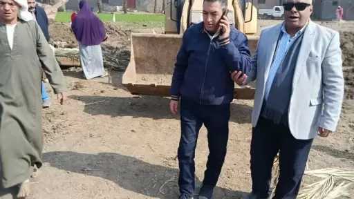 إزالة 25 تعديا في حملة مكبرة بمدينة سنورس بالفيوم