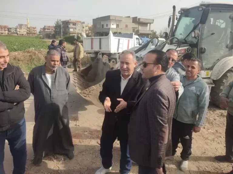 تحرك فوري لاحتواء انهيار جزء من جسر مصرف كيتشنر بالمحلة الكبرى