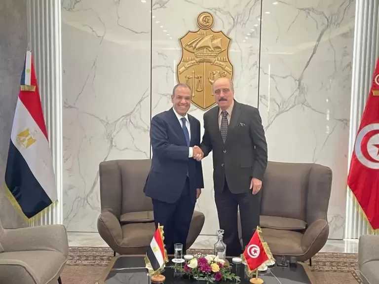 وزير الخارجية يجرى مباحثات مع نظيره التونسي