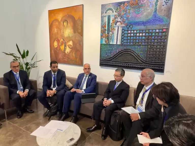 الدكتور سويلم يلتقي وفد دولة اليابان شريك مصر في رئاسة الحوار التفاعلي الثالث للمياه بعنوان “المياه والكوكب”