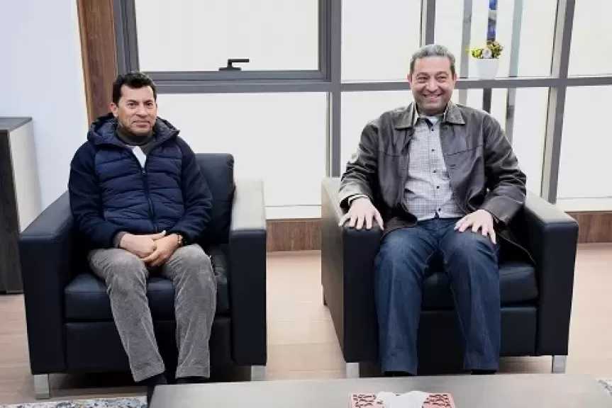 وزير الشباب والرياضة يتفقد المنشآت الرياضية في افتتاح عدد من المشروعات الجديدة بدمياط