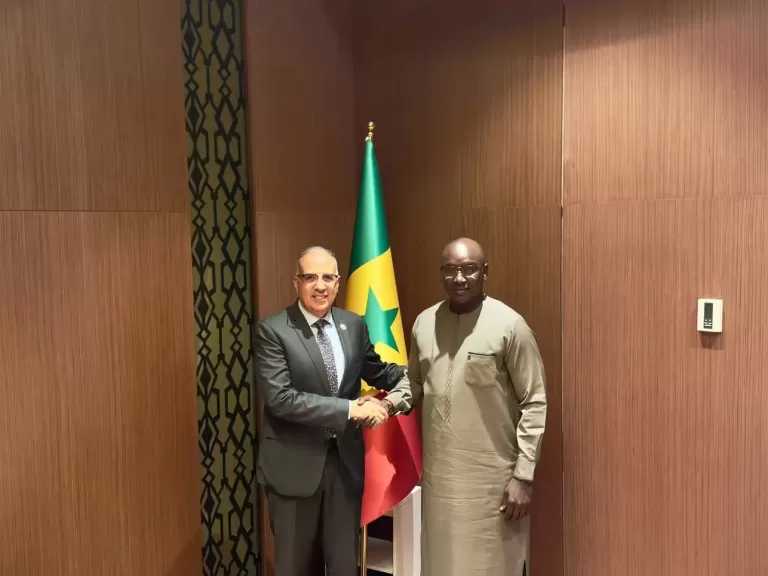 الدكتور سويلم يلتقي وزير المياه السنغالي على هامش ”الاجتماع التحضيري رفيع المستوى لمؤتمر الأمم المتحدة للمياه” بالسنغال