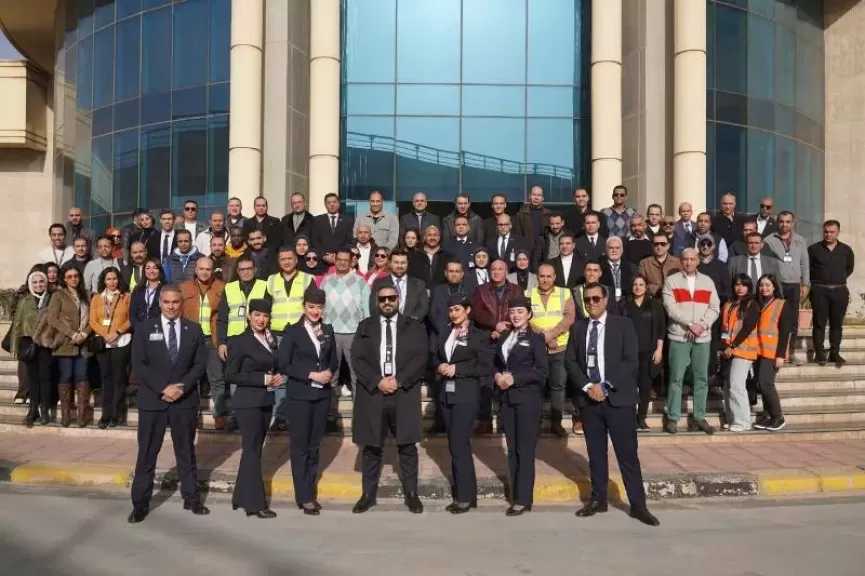 وزارة الطيران تنفذ تجربة طوارئ موسعة لتعزيز الجاهزية بمنظومة النقل الجوي