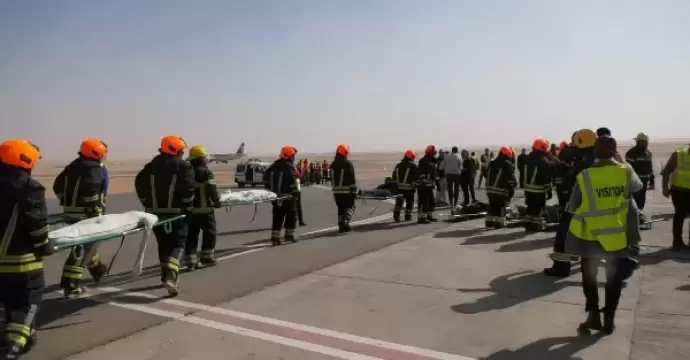 وزارة الطيران تنفّذ تجربة طوارئ موسعة لتعزيز جاهزية الطوارئ بمنظومة النقل الجوي