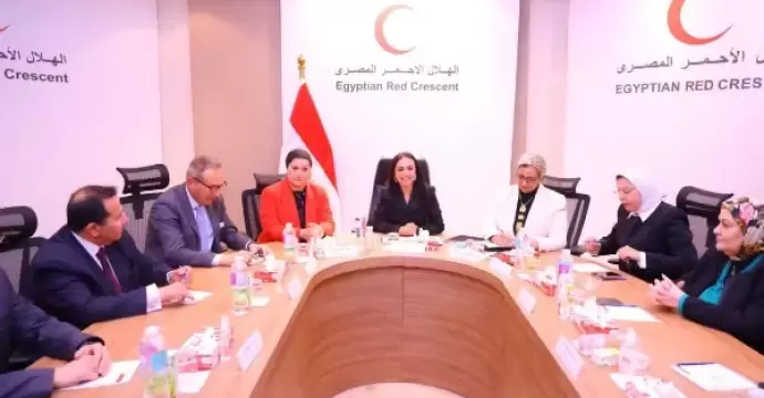 وزيرة التضامن تشهد توقيع «الهلال الأحمر» 6 بروتوكولات لتعزيز الشراكة المؤسسية