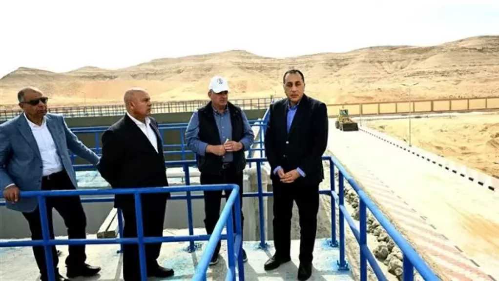 رئيس الوزراء يتفقد محطة معالجة الصرف الصحي الثلاثية ”بني حسن الشروق”