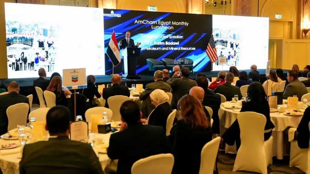 وزير البترول أمام غرفة التجارة الأمريكية: ​توفير كامل احتياجات قطاعات الدولة من الغاز والمواد البترولية منذ يوليو الماضي