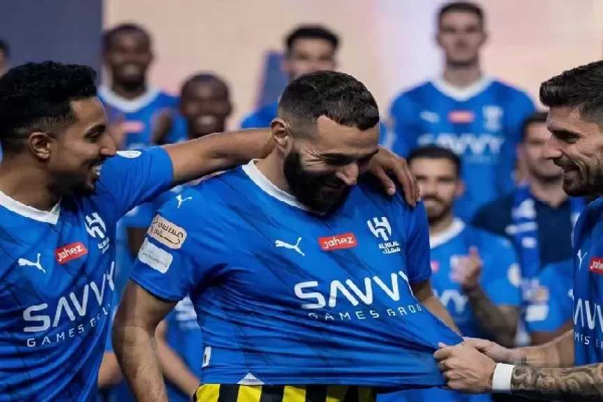 أول تعليق من بنزيما على انضمامه للهلال السعودي