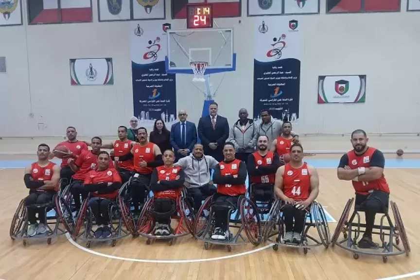 منتخب مصر يتوج بفضية البطولة العربية لسلة الكراسي المتحركة