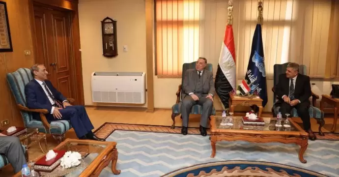 الفريق أسامة ربيع يستقبل رئيس المحكمة الدستورية العليا ورؤساء المحاكم والمجالس الدستورية الإفريقية