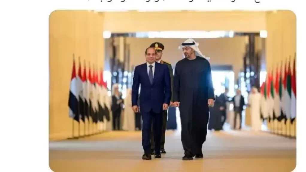 مستشار الرئيس الإماراتي: علاقتنا مع مصر راسخة وتزداد قوة وثباتاً