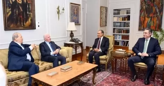 وزير الخارجية يستقبل رئيس المجلس الوطني الفلسطيني وأمين سر منظمة التحرير الفلسطينية