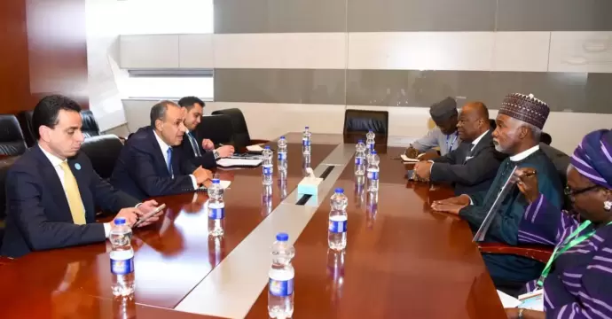 وزير الخارجية يلتقي نظيره النيجيري على هامش اجتماعات قمة الاتحاد الإفريقي| صور