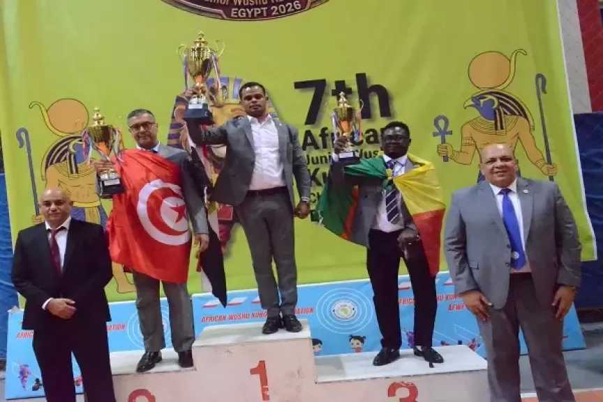 مصر تتوج بلقب البطولة الأفريقية للشباب والناشئين للووشو كونغ فو