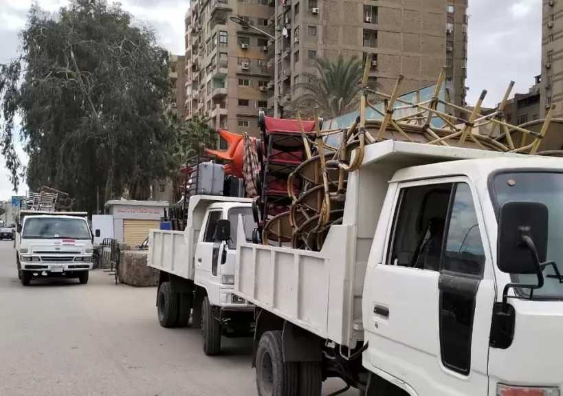 ضبط 1168 حالة إشغال وغلق 8 منشآت خلال حملات مكثفة بأحياء الإسكندرية