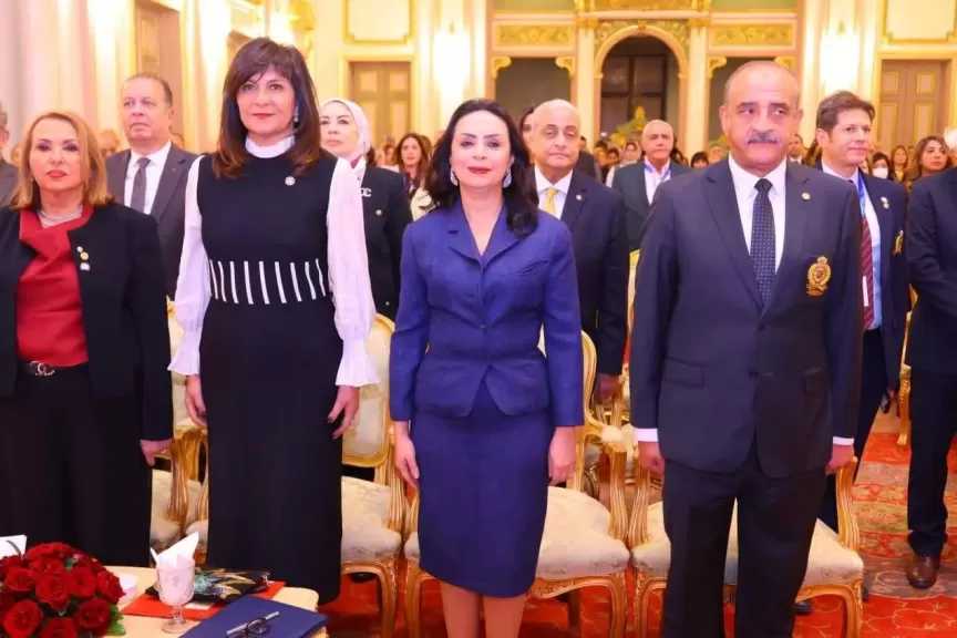 وزيرة التضامن الاجتماعي تشهد مؤتمر ”الصورة العامة” لأندية روتاري مصر