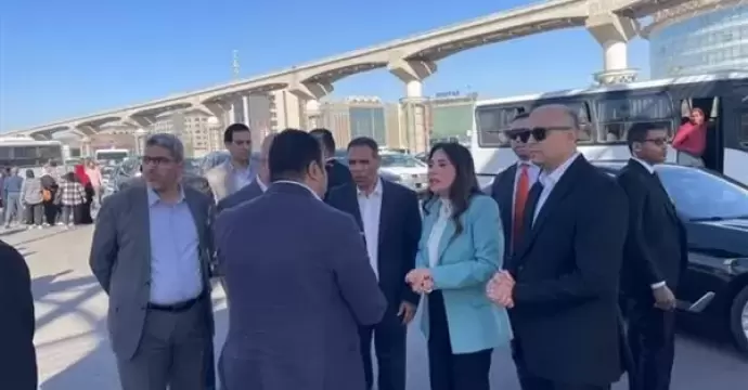 وزيرة الإسكان تقوم بجولة مفاجئة بمدينة القاهرة الجديدة